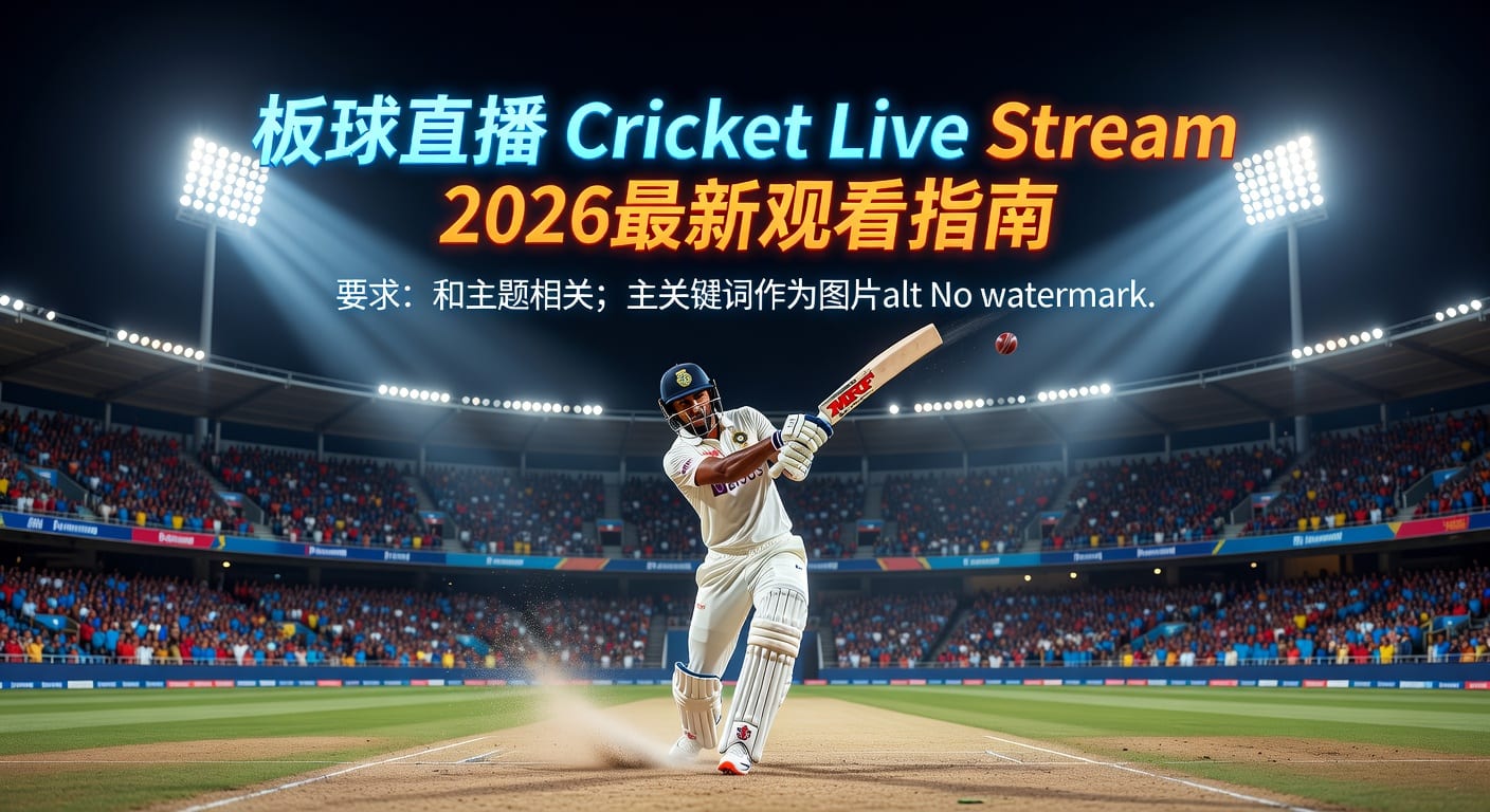 板球直播 Cricket Live Stream：2026年观看与稳定性指南